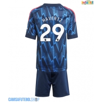 Camisa de time de futebol Arsenal Kai Havertz #29 Replicas 2º Equipamento Infantil 2025-26 Manga Curta (+ Calças curtas)